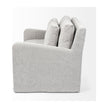 Mercana Denly Frost Gray Slipcover Two Seater Sofa Clearance