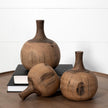 Mercana Afra Solid Wood Vase Shaped Decorative Object
