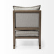 Mercana Sherlock Frost Gray Wood Frame Accent Chair Clearance