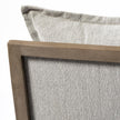 Mercana Sherlock Frost Gray Wood Frame Accent Chair Clearance