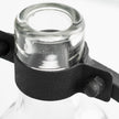 Mercana Monica Black Metal Glass Bottle Vase