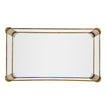 Jonathan Charles Brass & Glass End Table ( 494975-LAB )
