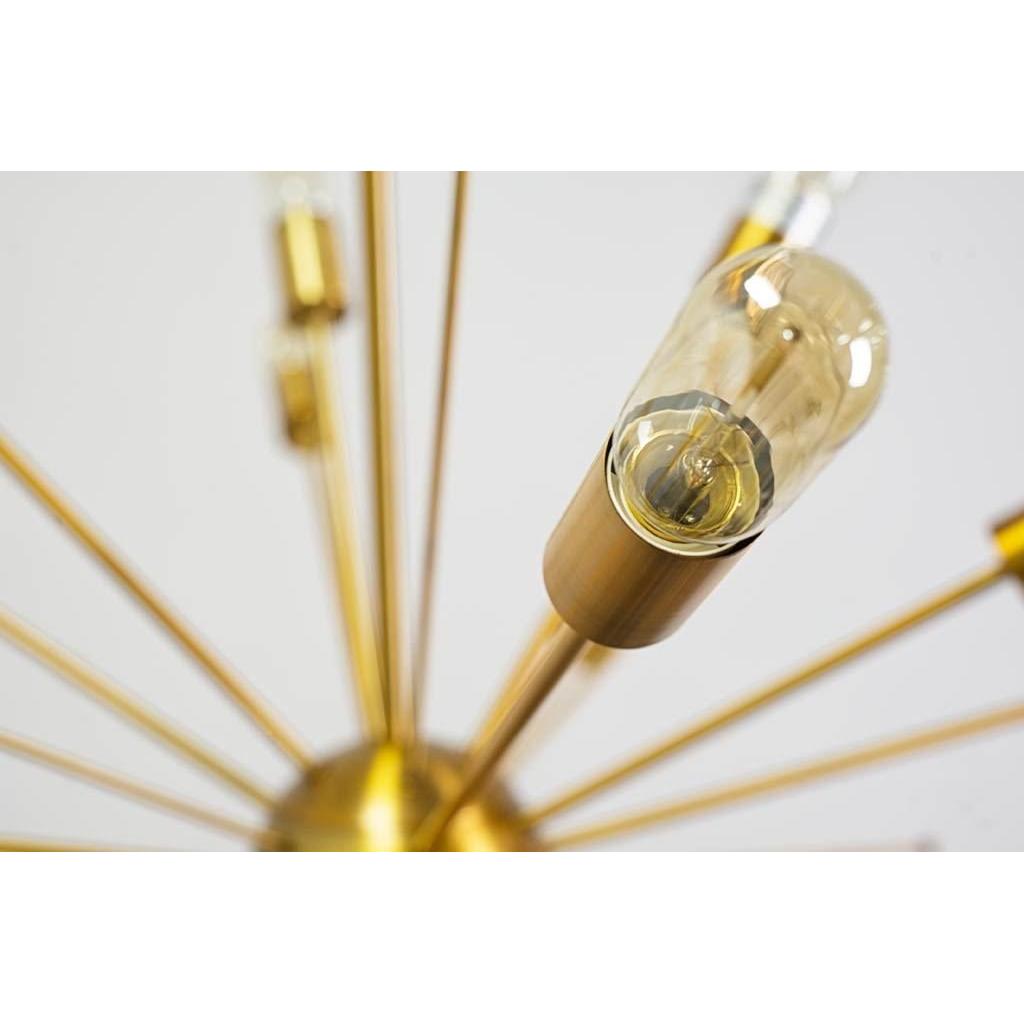 Mercana Edisonna Gold Sputnik Twenty Bulb Chandelier Clearance