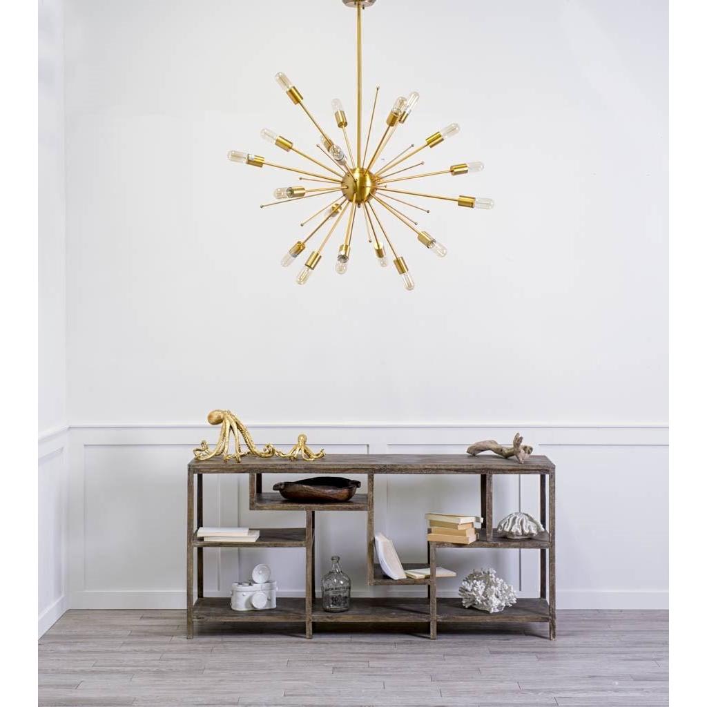 Mercana Edisonna Gold Sputnik Twenty Bulb Chandelier Clearance