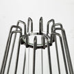 Mercana Madeline Large Gunmetal Gray Metal Glass Test Tube Vase Clearance