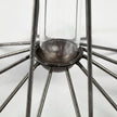 Mercana Madeline Large Gunmetal Gray Metal Glass Test Tube Vase Clearance