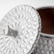 Mercana Azul Gray Ceramic Detailed Decorative Box