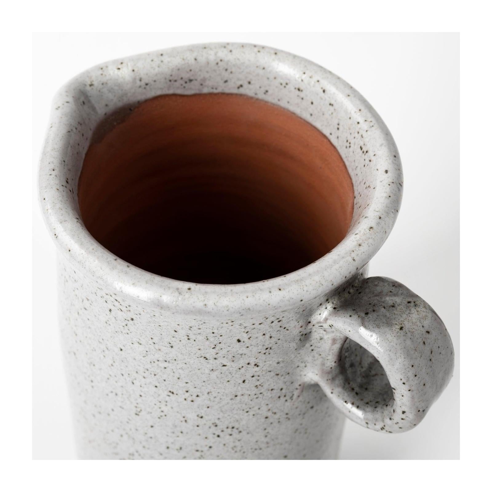 Mercana Frieda Freckled Gray Ceramic Jug