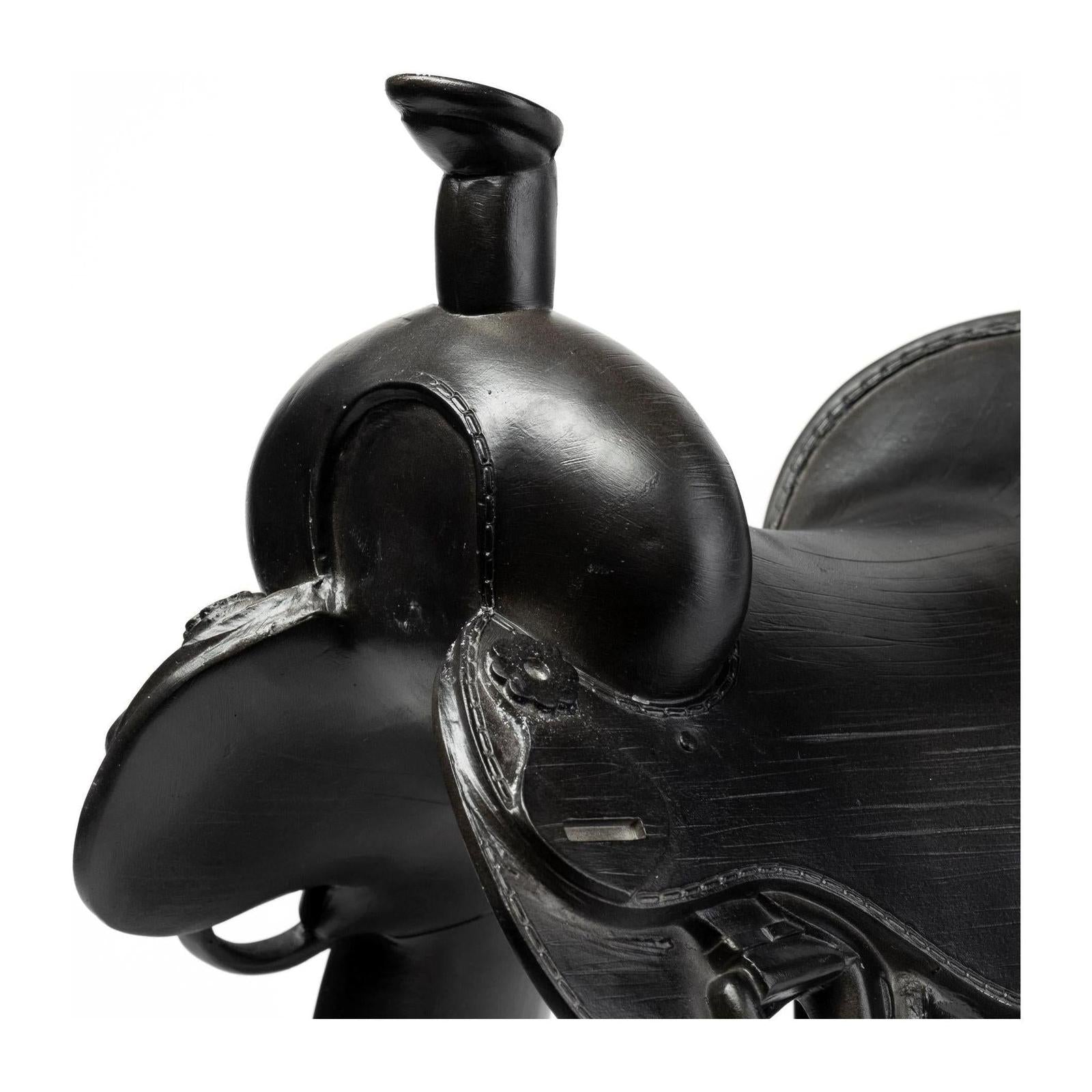 Mercana Colt Black Equestrian-Inspired Western Horse Saddle