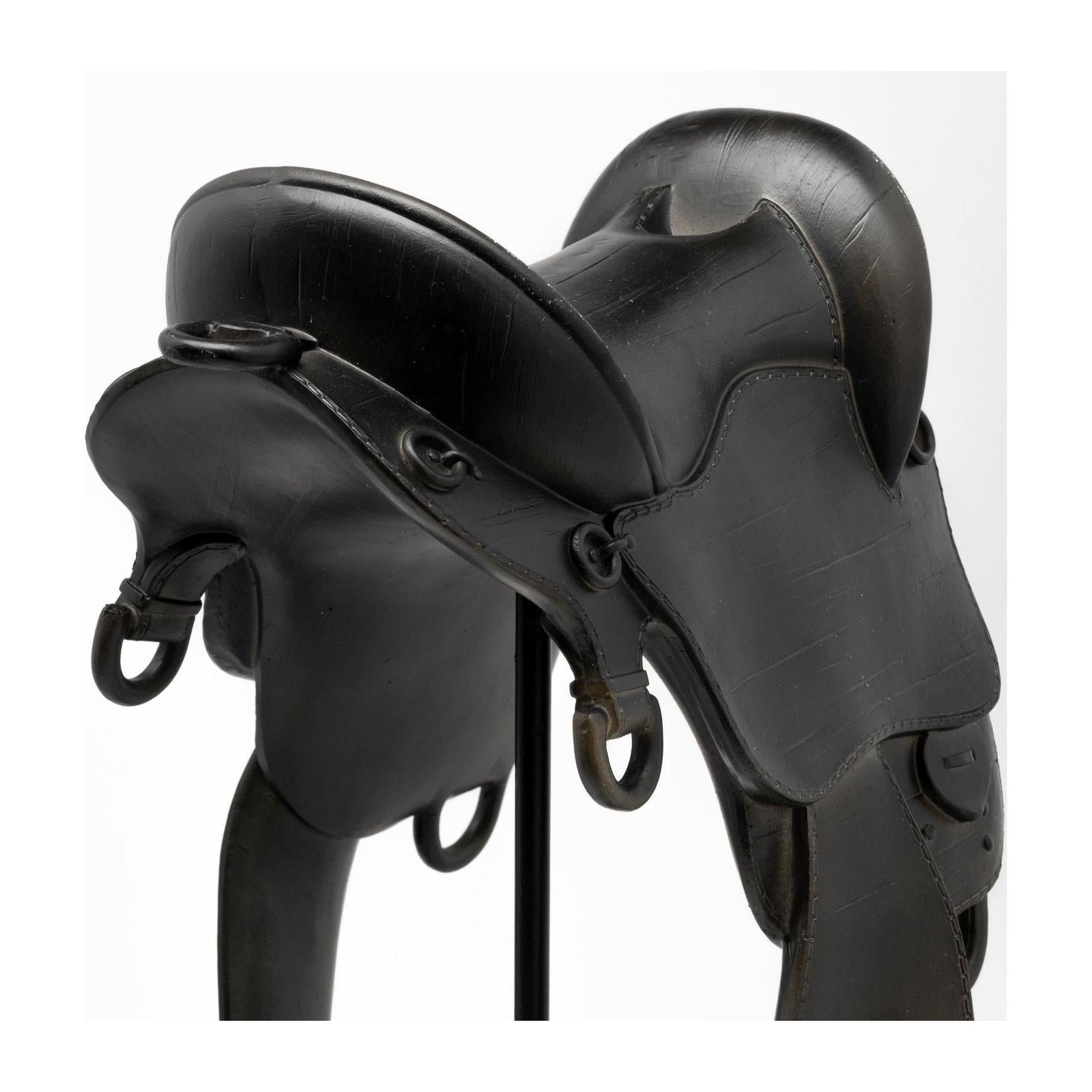Mercana Colt Black Equestrian-Inspired Western Horse Saddle