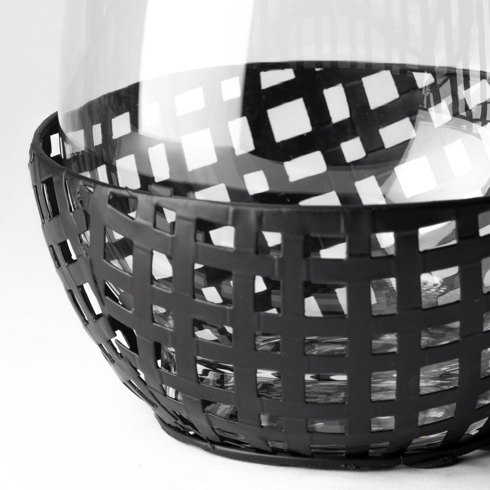Mercana Reena Woven Metal Base Table Candle Holder