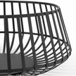 Mercana Emilio Black Metal Slated Bowls- Set of 2