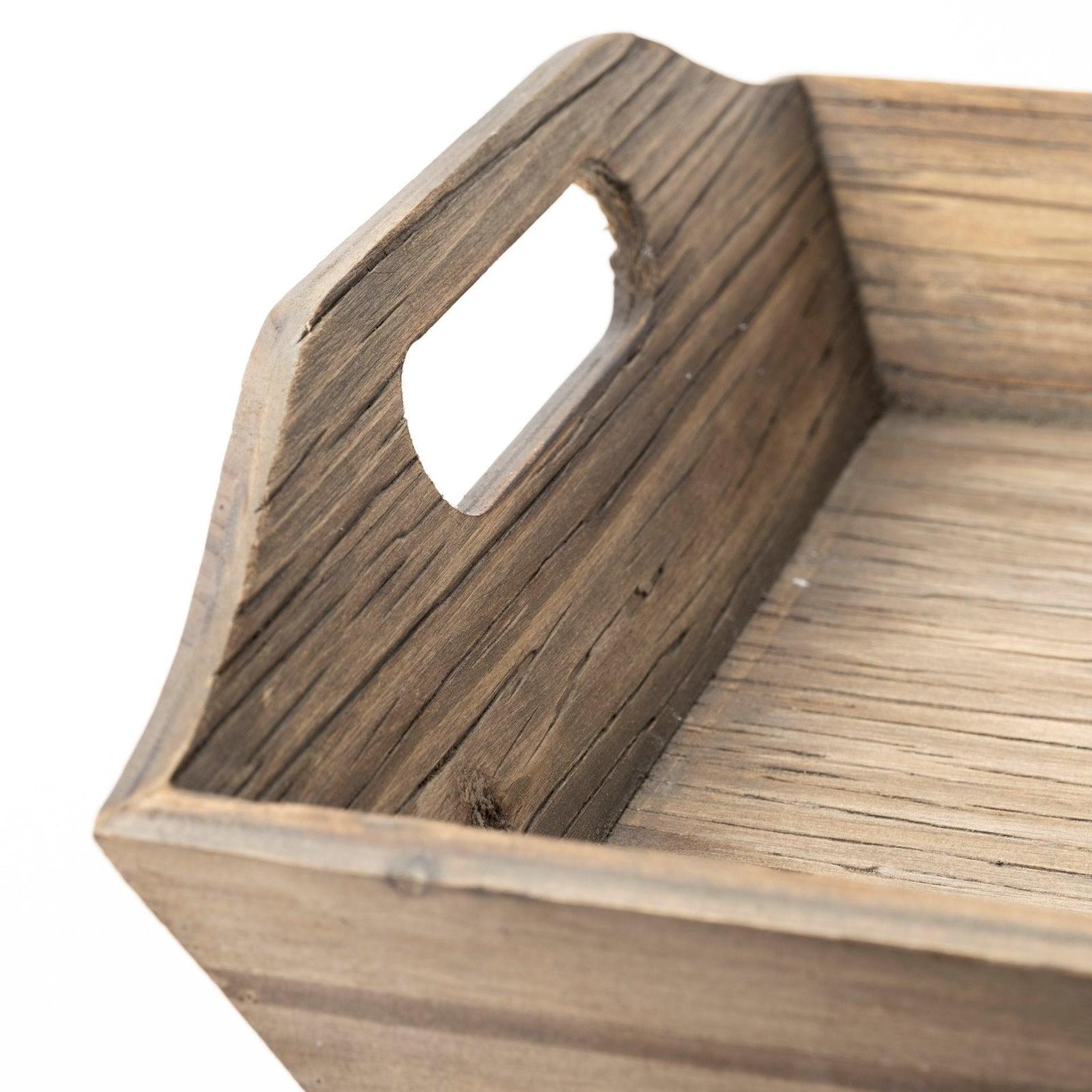 Mercana Tawny Natural Wooden Trays - Set of 2