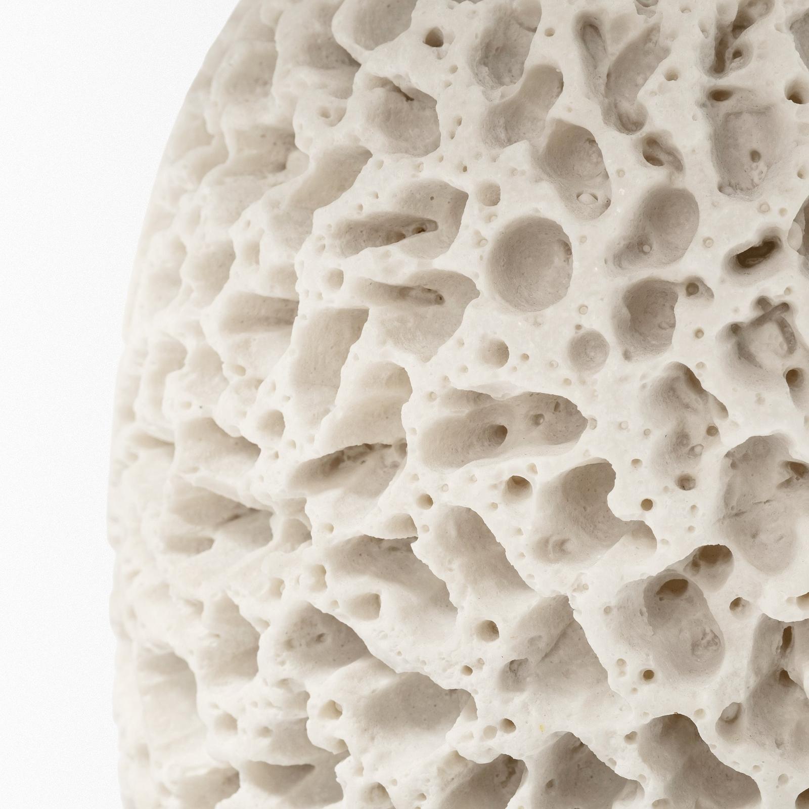 Mercana Mariam Cream Coral-Inspired Base Table Lamp