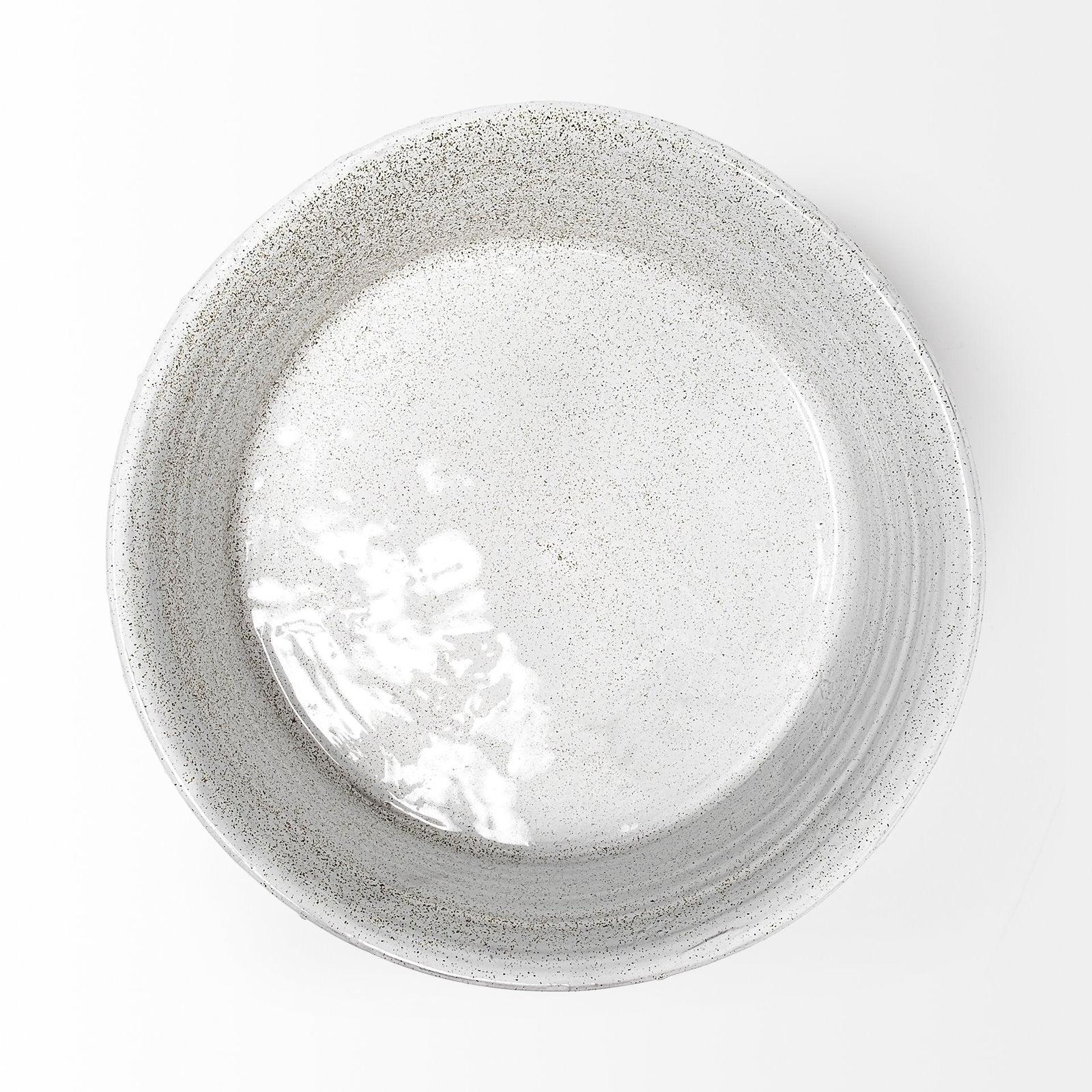 Mercana Silone White Ceramic Bowl Clearance