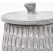 Mercana Azul Gray Ceramic Detailed Decorative Box