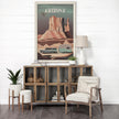Mercana Rebecca White Crackled Ceramic Base Wood Accent Table Lamp