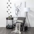 Mercana Bastian Black Metal Abstract Object