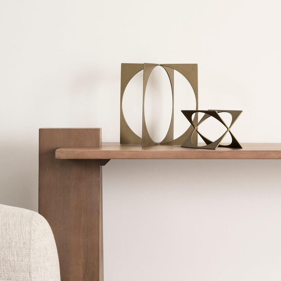 Mercana Lima Gold Geometric Decorative Object