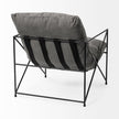 Mercana Leonidas Metal Frame Accent Chair