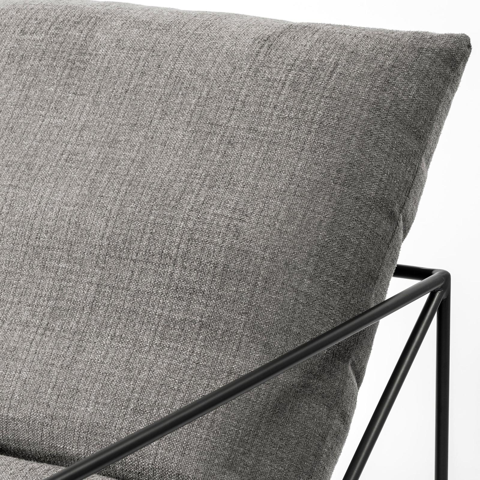 Mercana Leonidas Metal Frame Accent Chair