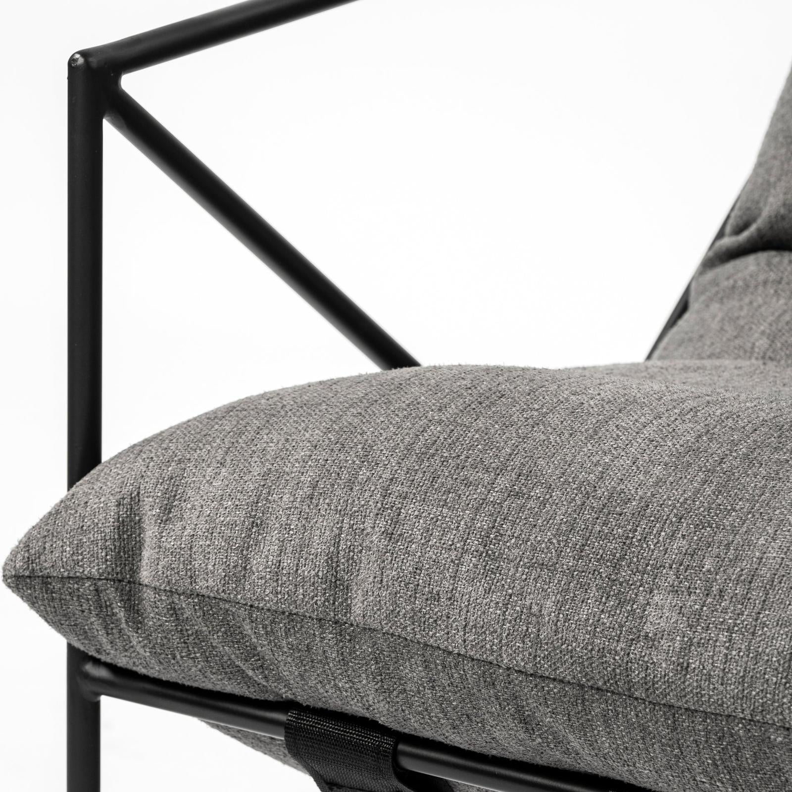 Mercana Leonidas Metal Frame Accent Chair