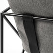 Mercana Leonidas Metal Frame Accent Chair