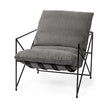 Mercana Leonidas Metal Frame Accent Chair