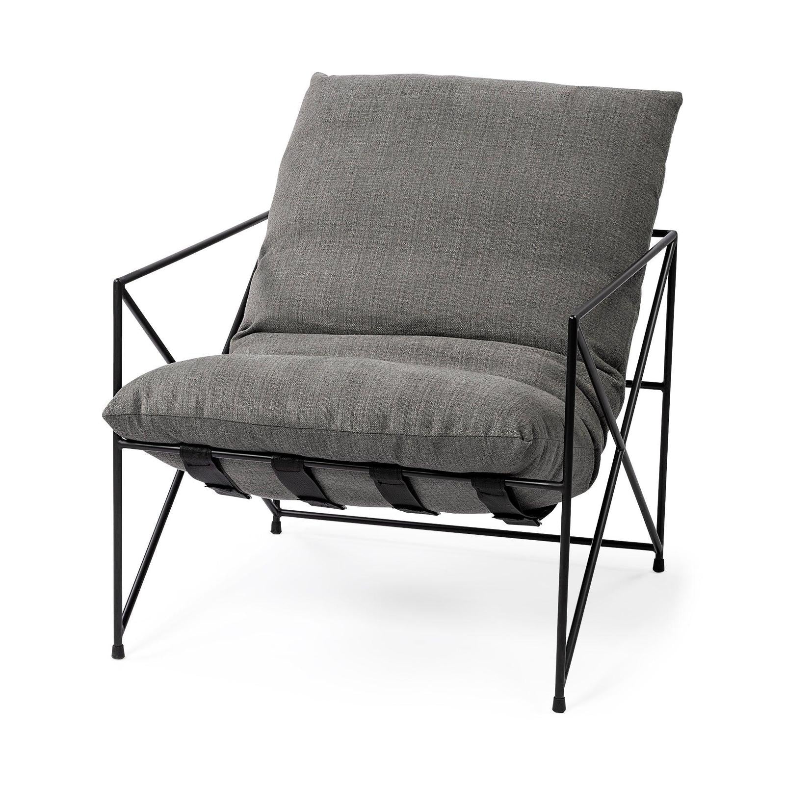 Mercana Leonidas Metal Frame Accent Chair
