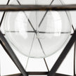 Mercana Dyson Black Metal Triangular Orb Pendant Light Clearance