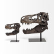 Mercana Jurassic Brown Resin Tyrannosaurus Skull Replica
