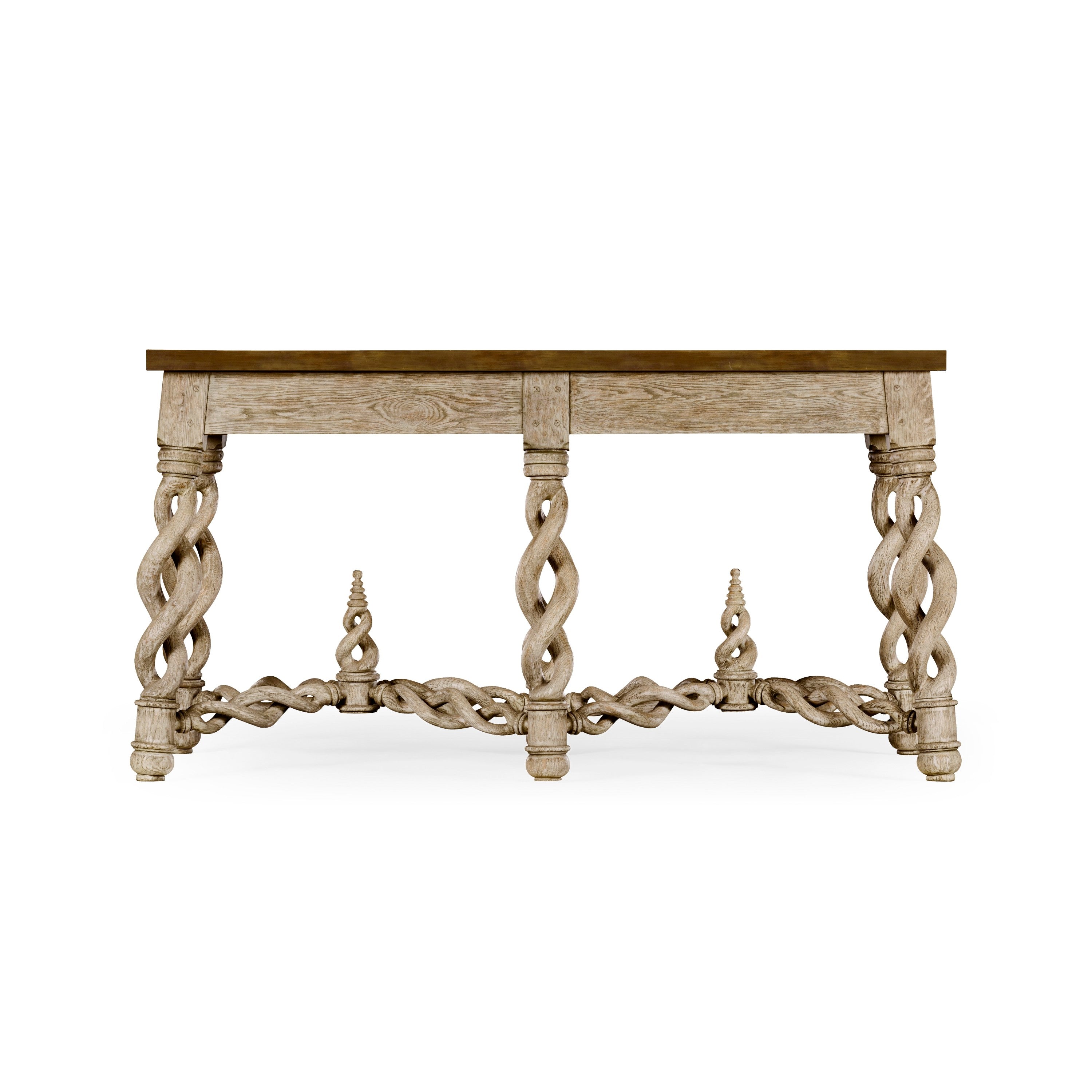 Jonathan Charles Purbeck Grey Oak Console ( 530013-GYO )
