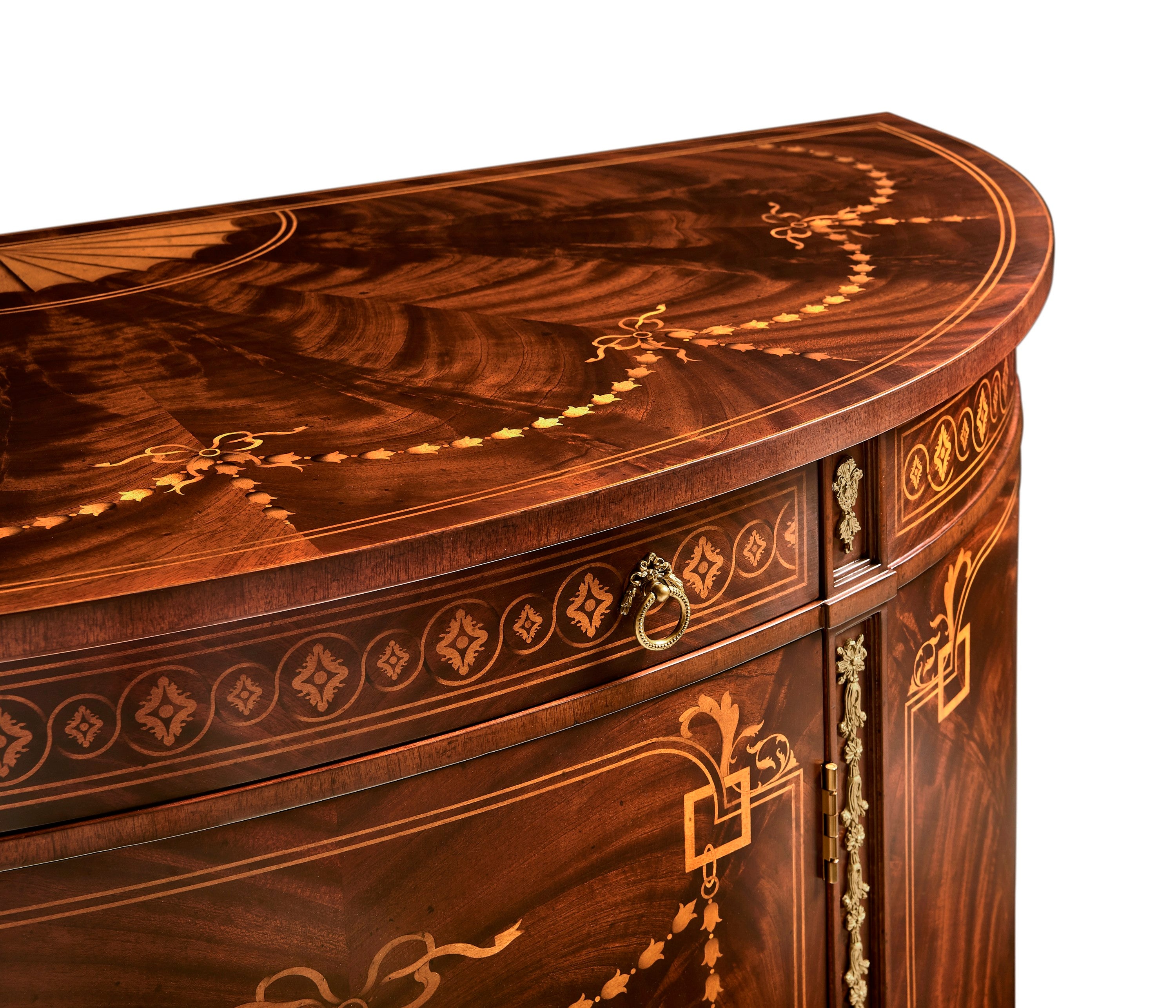 Jonathan Charles Sheraton Bowfront Commode