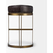 Mercana Hollyfield Gold Metal Base Bar Stool