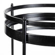 Mercana Ada Metal Frame Two-Tier w/Glass Shelf Bar Cart Clearance