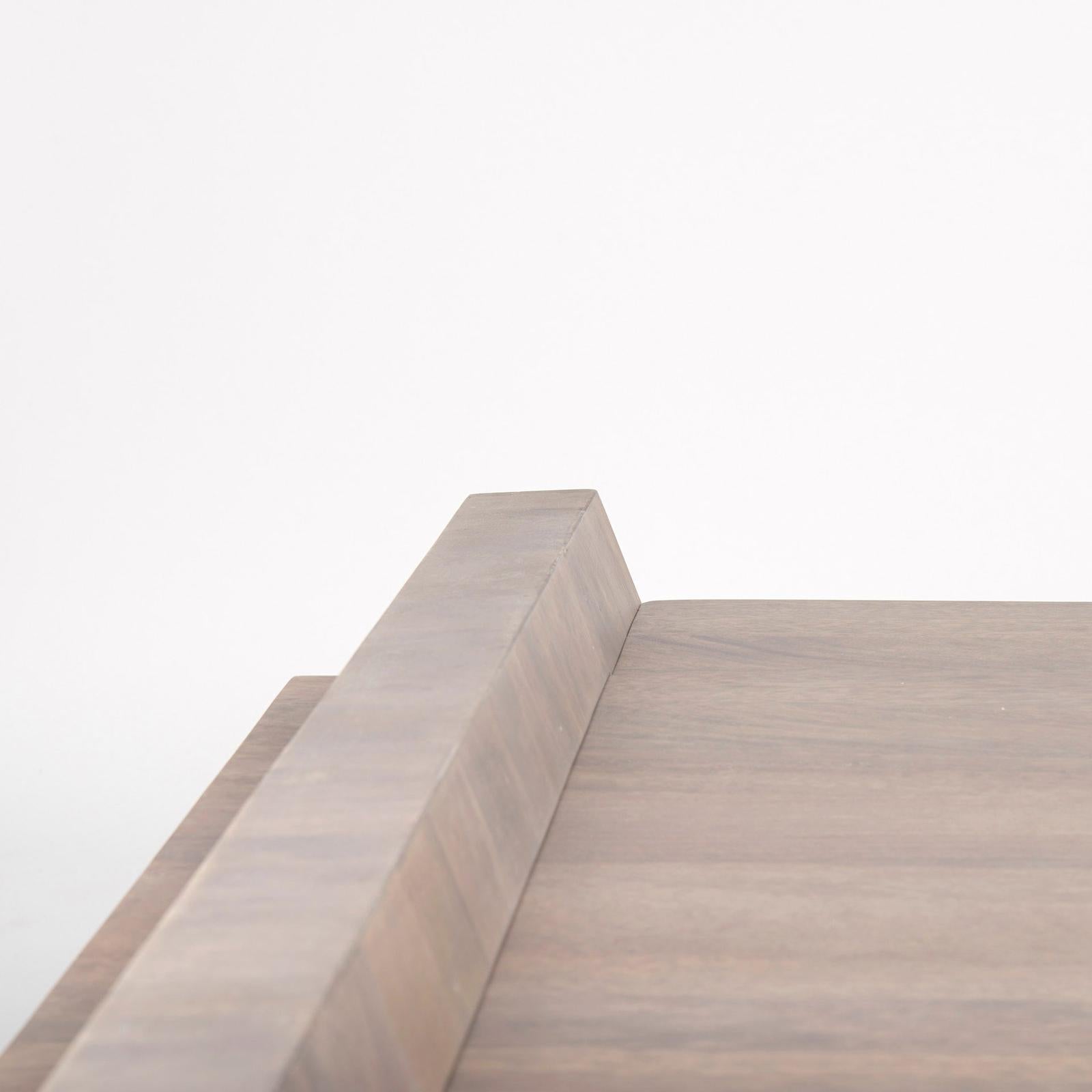 Mercana Elaine Brown Solid Wood Top & Base Coffee Table Clearance