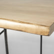 Mercana Papillion Rectangular Metal Base Dining Table Clearance