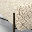 Mercana Avery Upholstered Seat With Metal Base Accent Bench