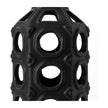 Mercana Brunel Black Drum-Shaped Ceramic Vase Clearance
