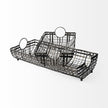 Mercana Kenneth Gray Metal Baskets- Set of 2 Clearance