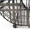 Mercana Kenneth Gray Metal Baskets- Set of 2 Clearance