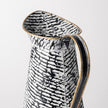 Mercana Colette Black/White Patterned Vase