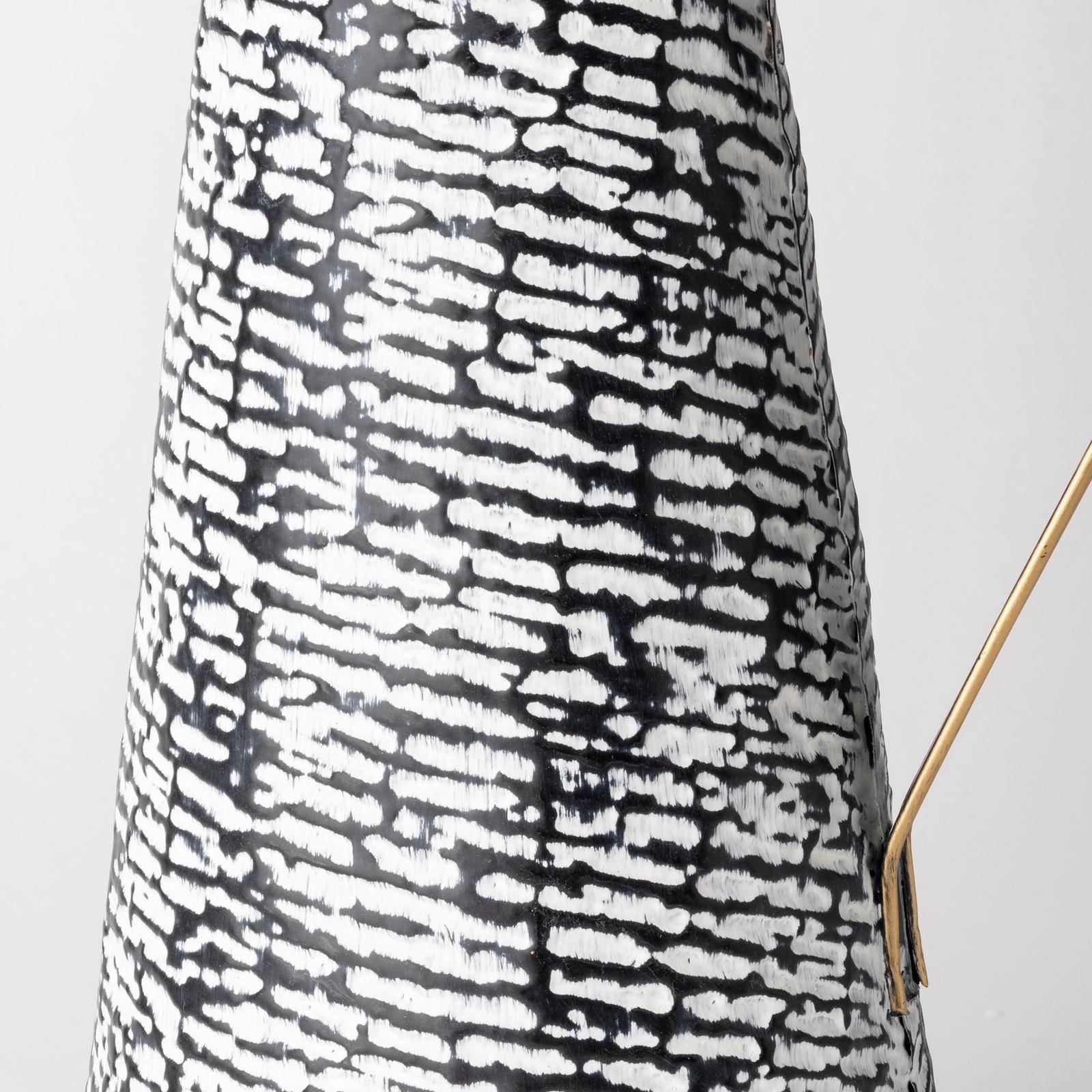Mercana Colette Black/White Patterned Vase