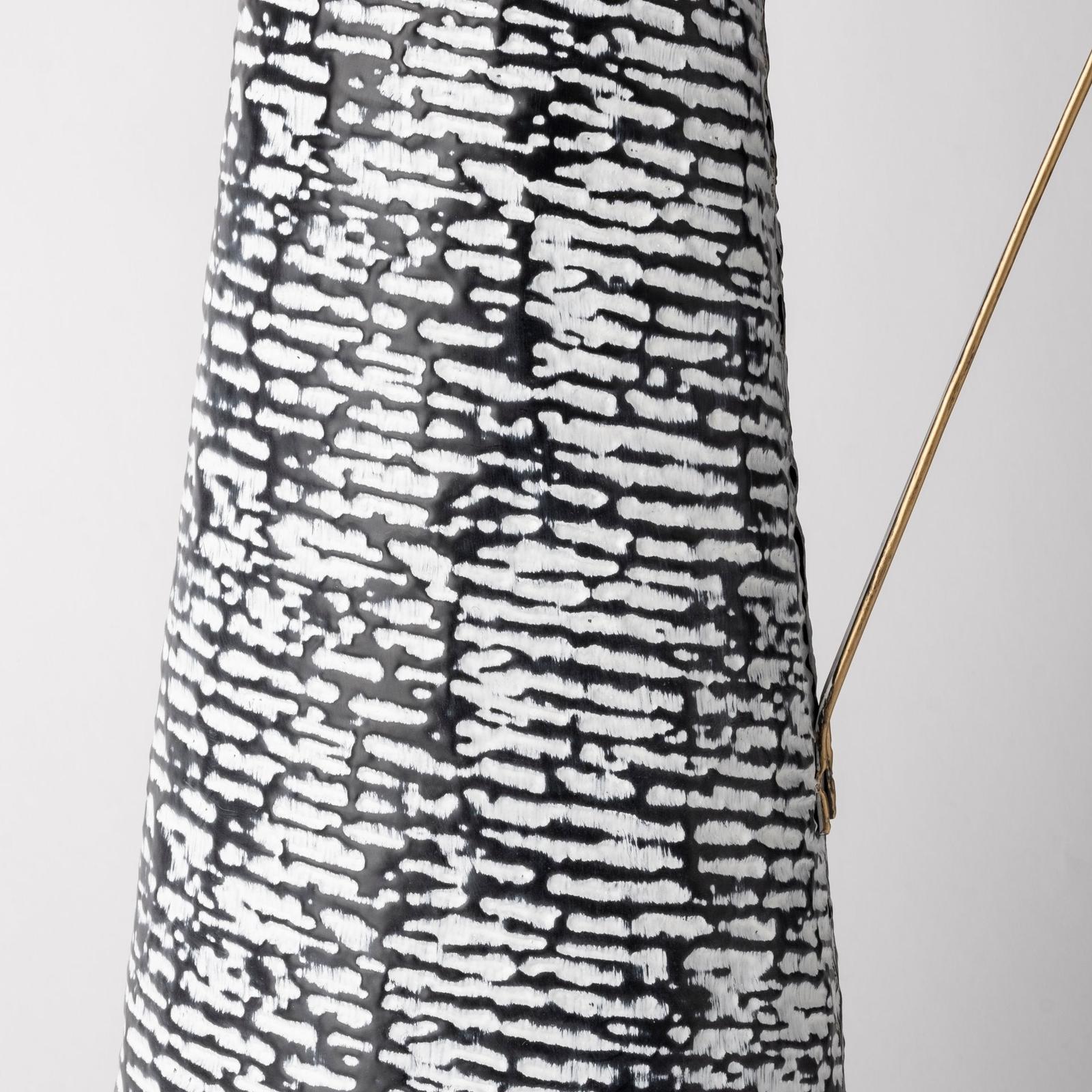 Mercana Colette Black/White Patterned Vase