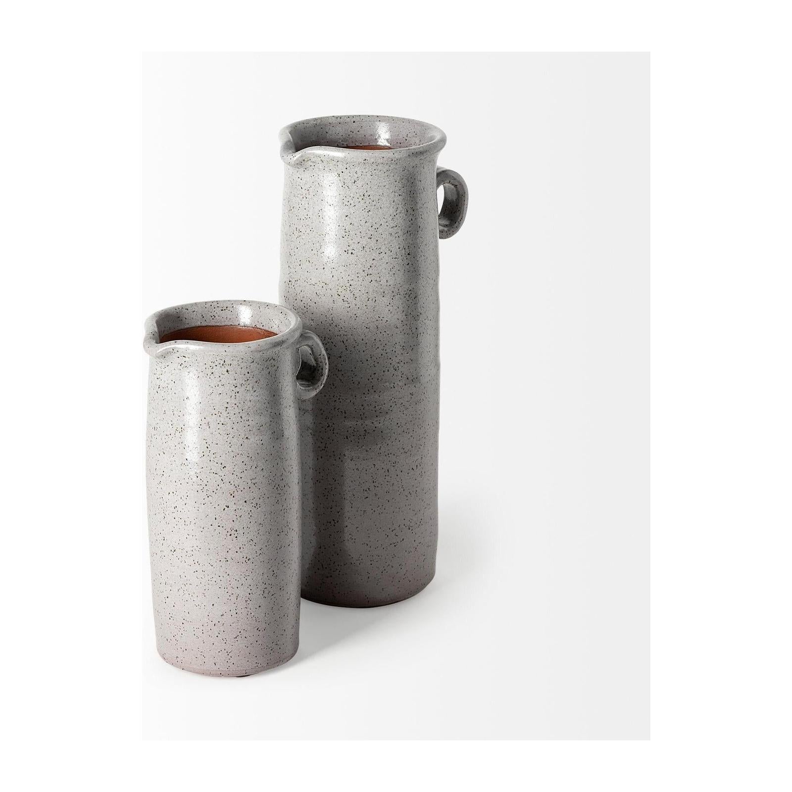 Mercana Frieda Freckled Gray Ceramic Jug