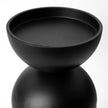 Mercana Alex Black Metal Cylindrical Table Candle Holder