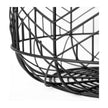 Mercana Idris Black Metal Geometric Mesh Bowls- Set of 2 Clearance