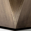 Mercana Esagono Octagonal Reclaimed Wood End/Side Table w/ Storage Clearance
