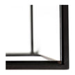 Mercana Arya Black Rectangular Glass Top Iron Frame Accent Table- Set of 2