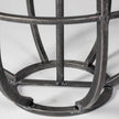 Mercana Bella Black Metal Cylindrical Cage Candle Holder Lantern Clearance
